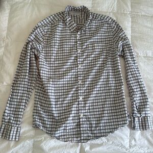 Lucky Brand Saturday Stretch Long Sleeve button up mens   size M (B14)